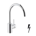 Grohe serija Eurosmart Cosmo baterija sa tri cevi, za sudoperu J izliv, labud, 31180000.